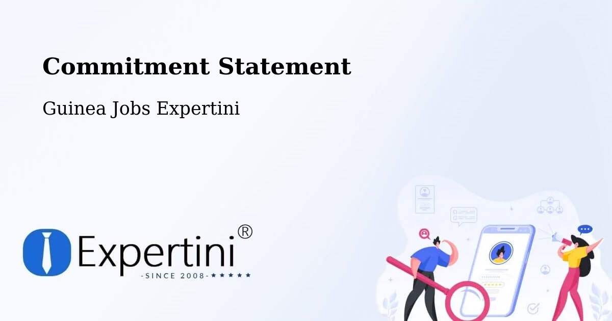Corporate Commitment – Conakry - Guinea Jobs Expertini